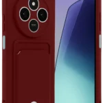 Uray store Xiaomi Redmi 14C Kelvin Kartvizitli Silikon - Bordo