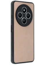 Uray store Xiaomi Redmi 14C Kılıf Aras Deri Kapak - Pudra - Görsel 2