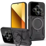 Uray store Xiaomi Redmi 14C Kılıf Joy Lens Standlı Kapak - Siyah