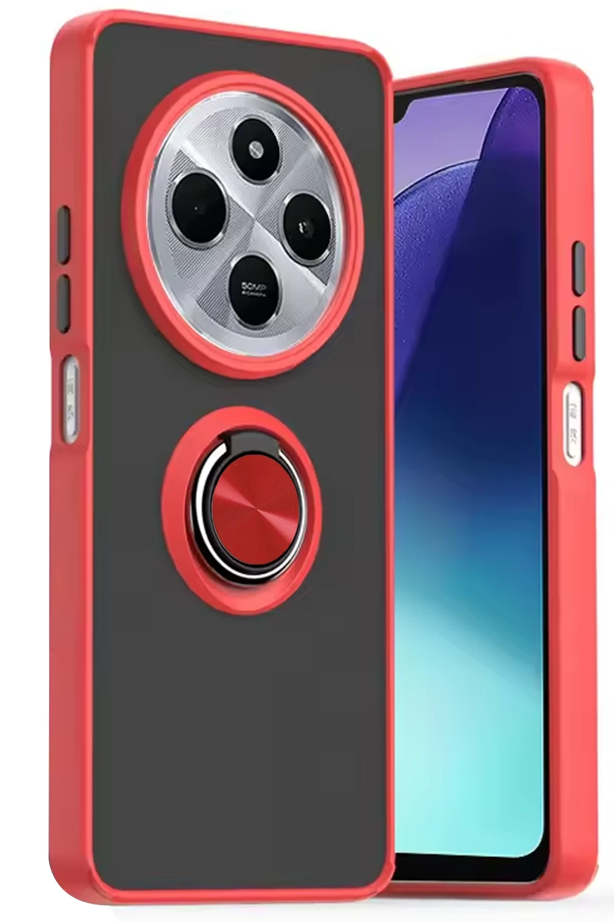newface-xiaomi-redmi-14c-kilif-montreal-yuzuklu-silikon-kapak-kirmizi-default Uray store Xiaomi Redmi 14C Kılıf Montreal Yüzüklü Silikon Kapak - Kırmızı - Görsel 1