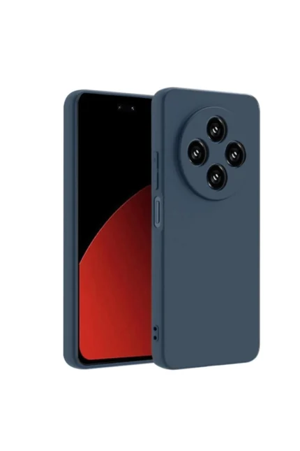 Uray store Xiaomi Redmi 14C Kılıf Nano içi Kadife Silikon - Lacivert