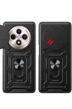 Uray store Xiaomi Redmi 14C Kılıf Pars Lens Yüzüklü Silikon - Siyah - Görsel 2