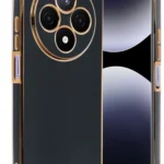 Uray store Xiaomi Redmi 14C Kılıf Volet Silikon - Siyah