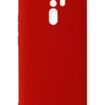 Uray store Xiaomi Redmi 9 Kılıf Nano içi Kadife Silikon - Kırmızı