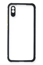 Uray store Xiaomi Redmi 9A Kılıf Miami Şeffaf Silikon - Lacivert - Görsel 2