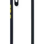 Uray store Xiaomi Redmi 9A Kılıf Miami Şeffaf Silikon - Lacivert