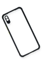 Uray store Xiaomi Redmi 9A Kılıf Miami Şeffaf Silikon - Lacivert - Görsel 3