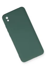 Uray store Xiaomi Redmi 9A Kılıf Nano içi Kadife Silikon - Koyu Yeşil - Görsel 2