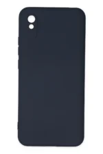Uray store Xiaomi Redmi 9A Kılıf Nano içi Kadife Silikon - Lacivert