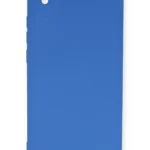 Uray store Xiaomi Redmi 9A Kılıf Nano içi Kadife Silikon - Mavi