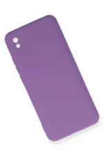 Uray store Xiaomi Redmi 9A Kılıf Nano içi Kadife Silikon - Mor - Görsel 2