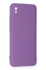 Uray store Xiaomi Redmi 9A Kılıf Nano içi Kadife Silikon - Mor - Görsel 3