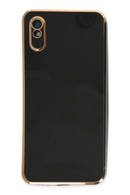 Uray store Xiaomi Redmi 9A Kılıf Volet Silikon - Siyah
