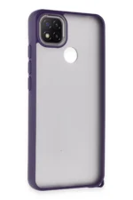 Uray store Xiaomi Redmi 9C Kılıf Elegant Kapak - Derin Mor