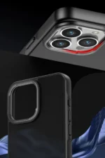Uray store Xiaomi Redmi 9C Kılıf Elegant Kapak - Pudra - Görsel 3