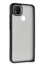 Uray store Xiaomi Redmi 9C Kılıf Elegant Kapak - Siyah