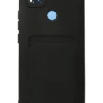 Uray store Xiaomi Redmi 9C Kılıf Kelvin Kartvizitli Silikon - Siyah