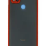 Uray store Xiaomi Redmi 9C Kılıf Montreal Silikon Kapak - Kırmızı