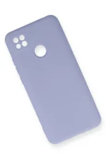 Uray store Xiaomi Redmi 9C Kılıf Nano içi Kadife Silikon - Lila - Görsel 2