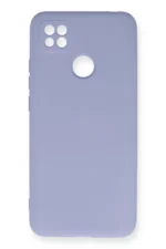 Uray store Xiaomi Redmi 9C Kılıf Nano içi Kadife Silikon - Lila