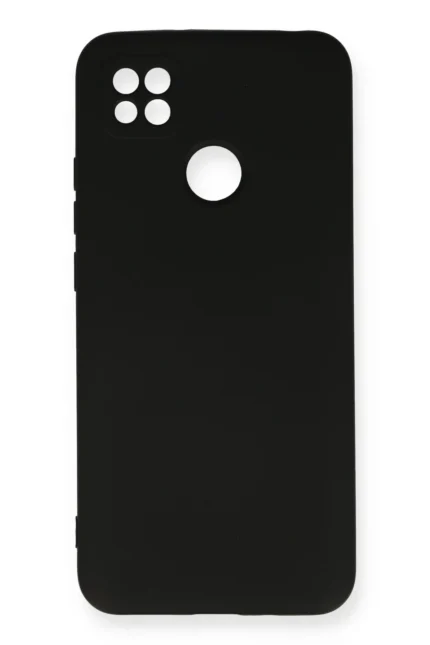 Uray store Xiaomi Redmi 9C Kılıf Nano içi Kadife Silikon - Siyah