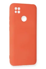 Uray store Xiaomi Redmi 9C Kılıf Nano içi Kadife Silikon - Turuncu - Görsel 3