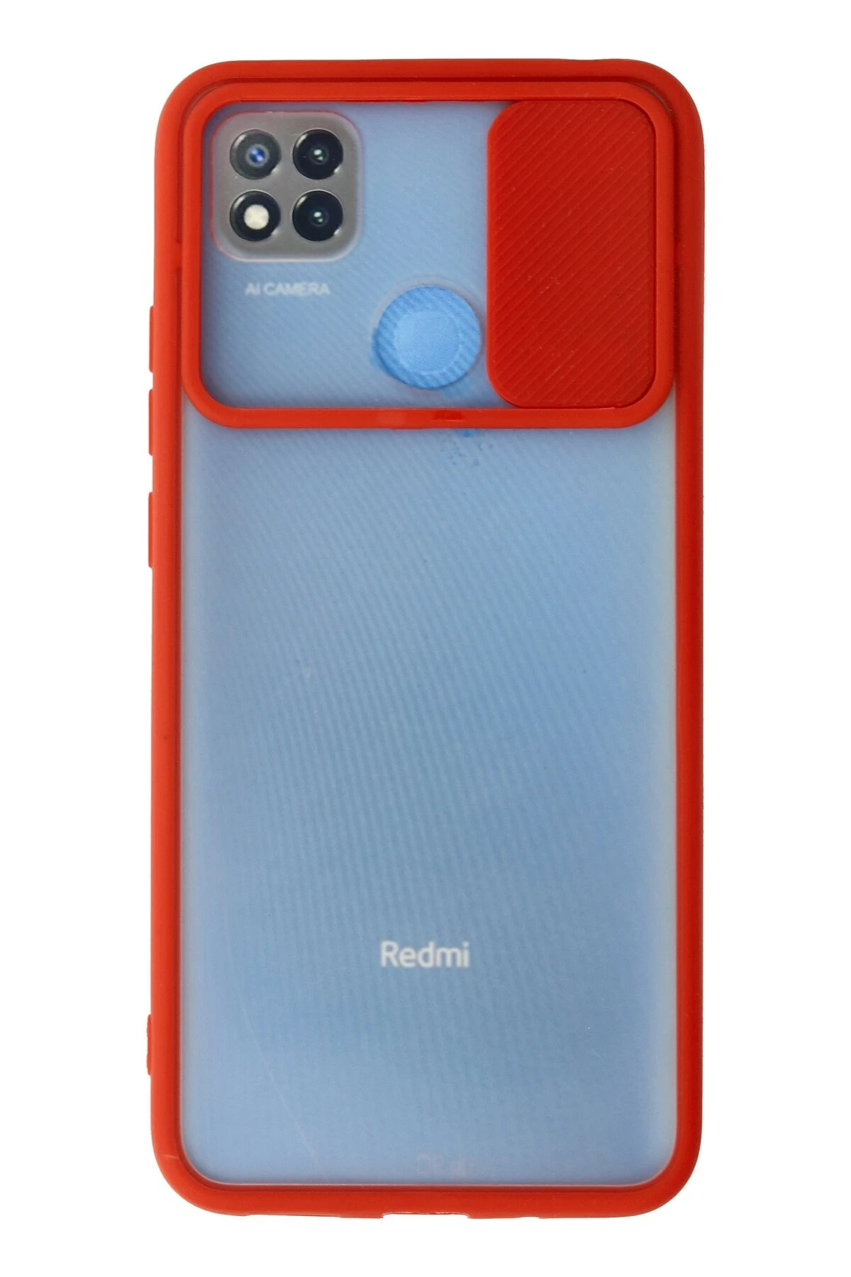 newface-xiaomi-redmi-9c-kilif-palm-buzlu-kamera-surgulu-silikon-kirmizi-default Uray store Xiaomi Redmi 9C Kılıf Palm Buzlu Kamera Sürgülü Silikon - Kırmızı - Görsel 1