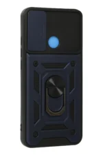 Uray store Xiaomi Redmi 9C Kılıf Pars Lens Yüzüklü Silikon - Lacivert - Görsel 2