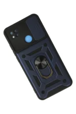 Uray store Xiaomi Redmi 9C Kılıf Pars Lens Yüzüklü Silikon - Lacivert - Görsel 3