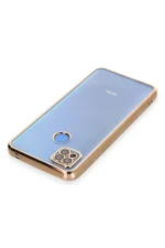 Uray store Xiaomi Redmi 9C Kılıf Razer Lensli Silikon - Gold - Görsel 3