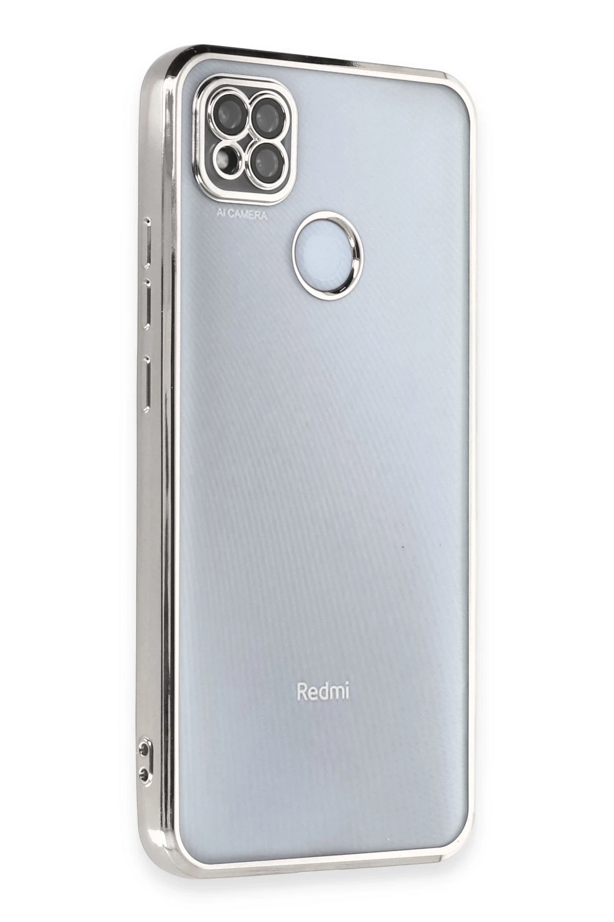 newface-xiaomi-redmi-9c-kilif-razer-lensli-silikon-gumus-default Uray store Xiaomi Redmi 9C Kılıf Razer Lensli Silikon - Gümüş - Görsel 1
