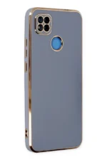 Uray store Xiaomi Redmi 9C Kılıf Volet Silikon - Mavi