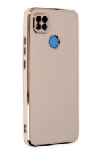 Uray store Xiaomi Redmi 9C Kılıf Volet Silikon - Pembe