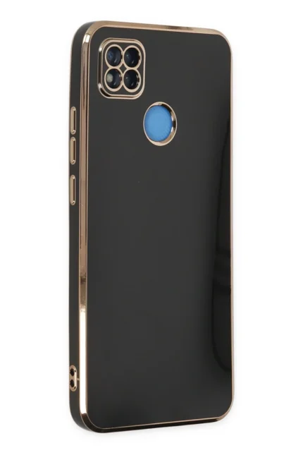 Uray store Xiaomi Redmi 9C Kılıf Volet Silikon - Siyah
