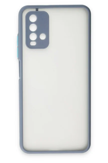 Uray store Xiaomi Redmi 9T Kılıf Montreal Silikon Kapak - Gri