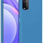 Uray store Xiaomi Redmi 9T Kılıf Nano içi Kadife Silikon - Mavi