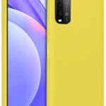 Uray store Xiaomi Redmi 9T Kılıf Nano içi Kadife Silikon - Sarı