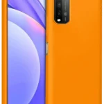 Uray store Xiaomi Redmi 9T Kılıf Nano içi Kadife Silikon - Turuncu