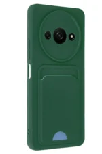 Uray store Xiaomi Redmi A3 4G Kılıf Kelvin Kartvizitli Silikon - Koyu Yeşil - Görsel 2