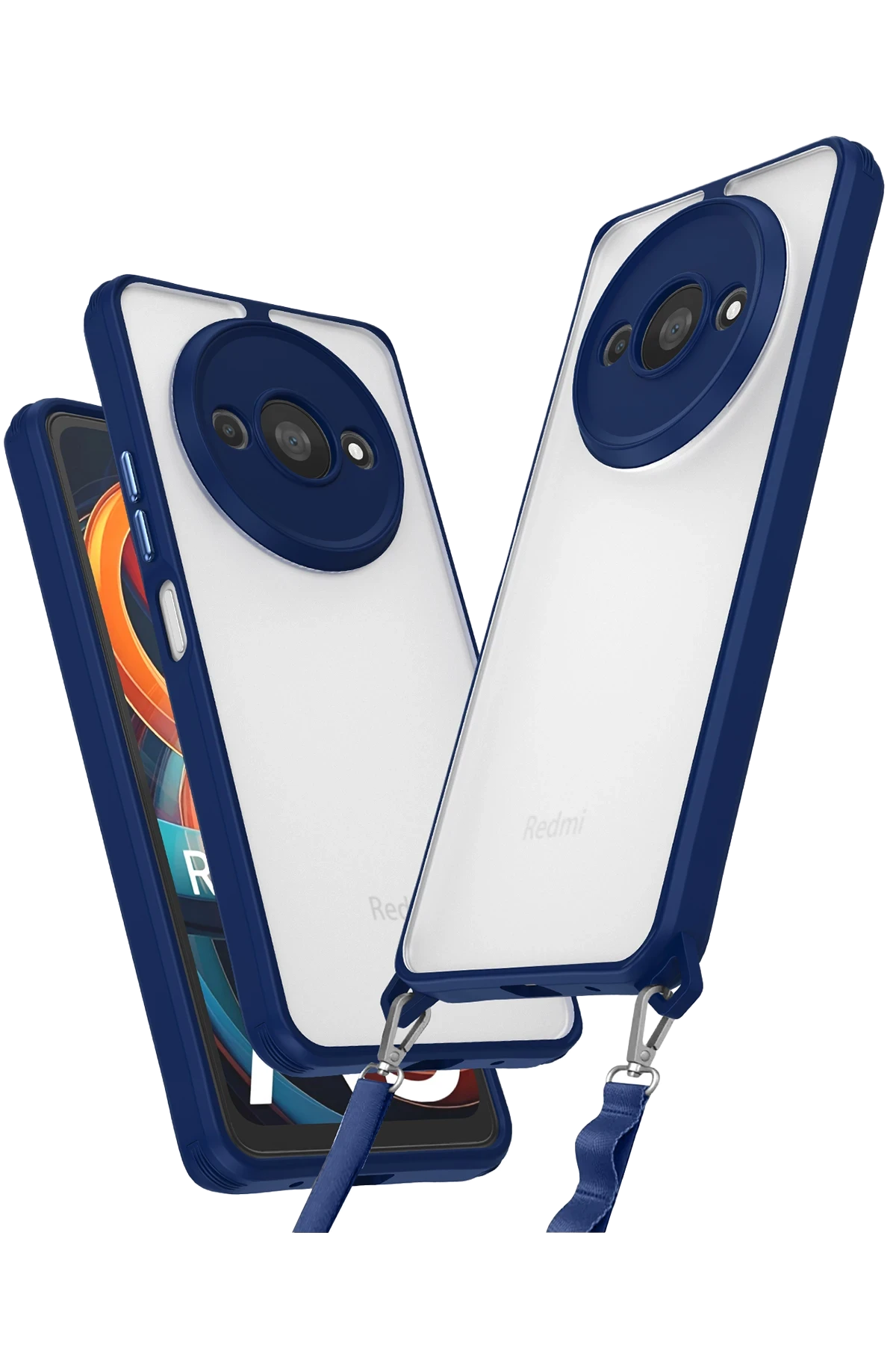 newface-xiaomi-redmi-a3-4g-kilif-penta-silikon-kilif-lacivert-default Uray store Xiaomi Redmi A3 4G Kılıf Penta Silikon Kılıf - Lacivert - Görsel 1