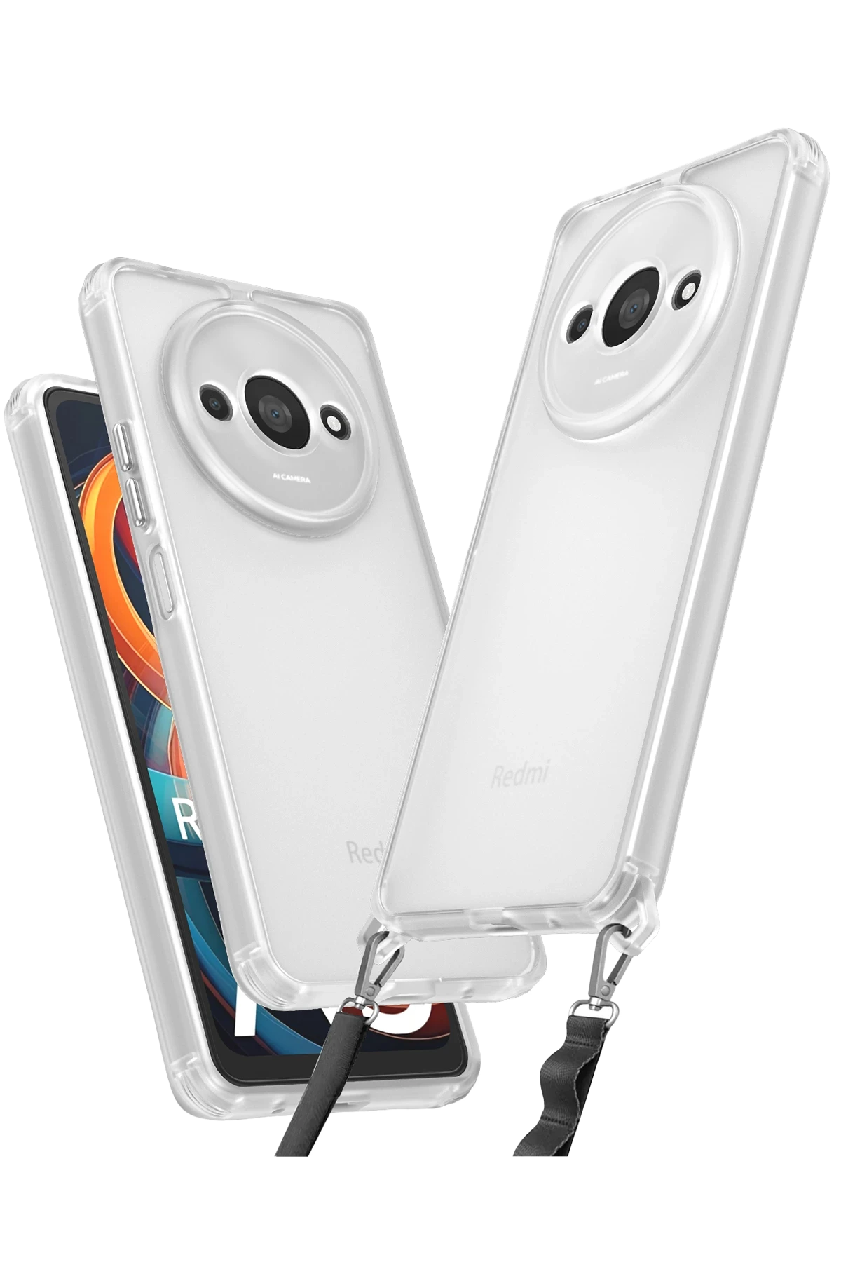 newface-xiaomi-redmi-a3-4g-kilif-penta-silikon-kilif-seffaf-default Uray store Xiaomi Redmi A3 4G Kılıf Penta Silikon Kılıf - Şeffaf - Görsel 1