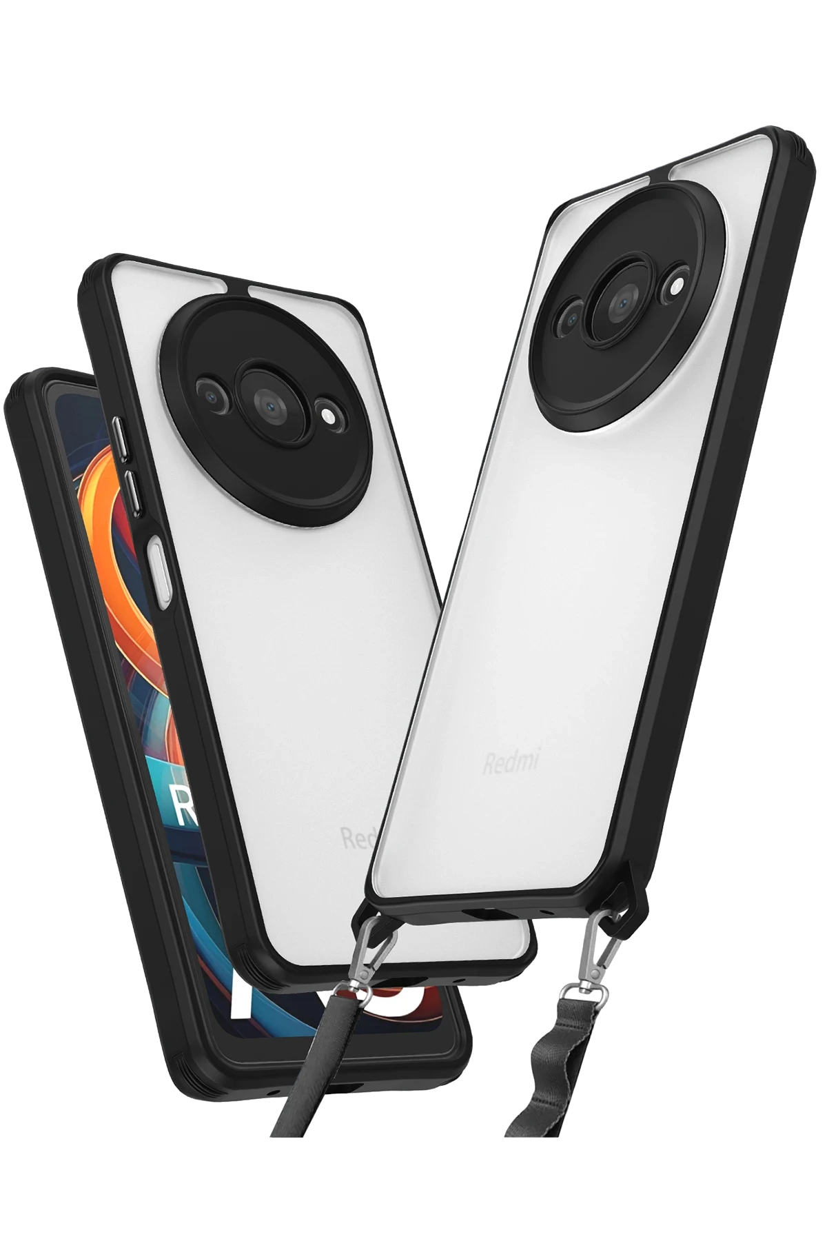 newface-xiaomi-redmi-a3-4g-kilif-penta-silikon-kilif-siyah-default Uray store Xiaomi Redmi A3 4G Kılıf Penta Silikon Kılıf - Siyah - Görsel 1