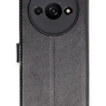 Uray store Xiaomi Redmi A3 4G Kılıf Trend S Plus Kapaklı Kılıf - Siyah