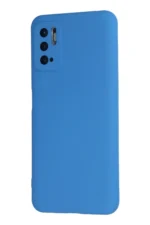 Uray store Xiaomi Redmi Note 10 5G Kılıf Nano içi Kadife Silikon - Mavi - Görsel 3