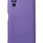 Uray store Xiaomi Redmi Note 10 Kılıf Nano içi Kadife Silikon - Mor