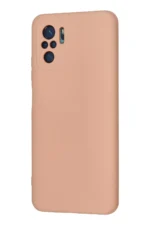 Uray store Xiaomi Redmi Note 10 Kılıf Nano içi Kadife Silikon - Pudra - Görsel 3