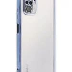 Uray store Xiaomi Redmi Note 10 Kılıf Razer Lensli Silikon - Açık Mavi