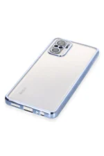 Uray store Xiaomi Redmi Note 10 Kılıf Razer Lensli Silikon - Açık Mavi - Görsel 4