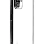 Uray store Xiaomi Redmi Note 10 Kılıf Razer Lensli Silikon - Siyah
