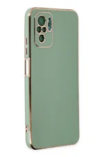 Uray store Xiaomi Redmi Note 10 Kılıf Volet Silikon - Açık Yeşil